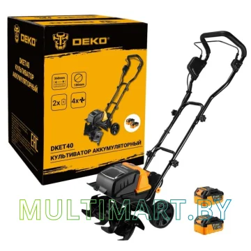 Мотокультиватор Deko DKET40 065-1203 (с 2-мя АКБ) картинка 4